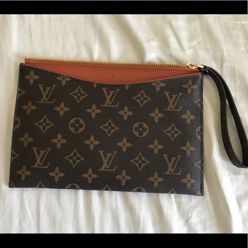 Louis Vuitton monogram clutch Wristlet